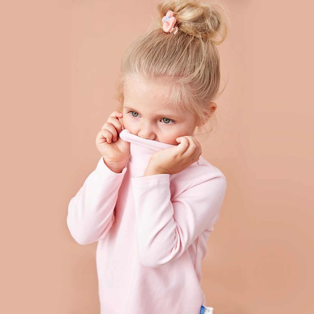 8025蒙蒙摩米童装T恤男童春装中高领打底衫女宝宝上衣恤儿童春季