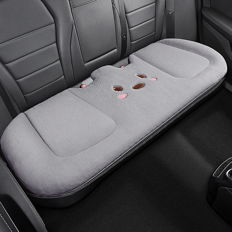 适用于领克08 03 06 01 06emp05 02 09冬季汽车后排毛绒坐垫座套y
