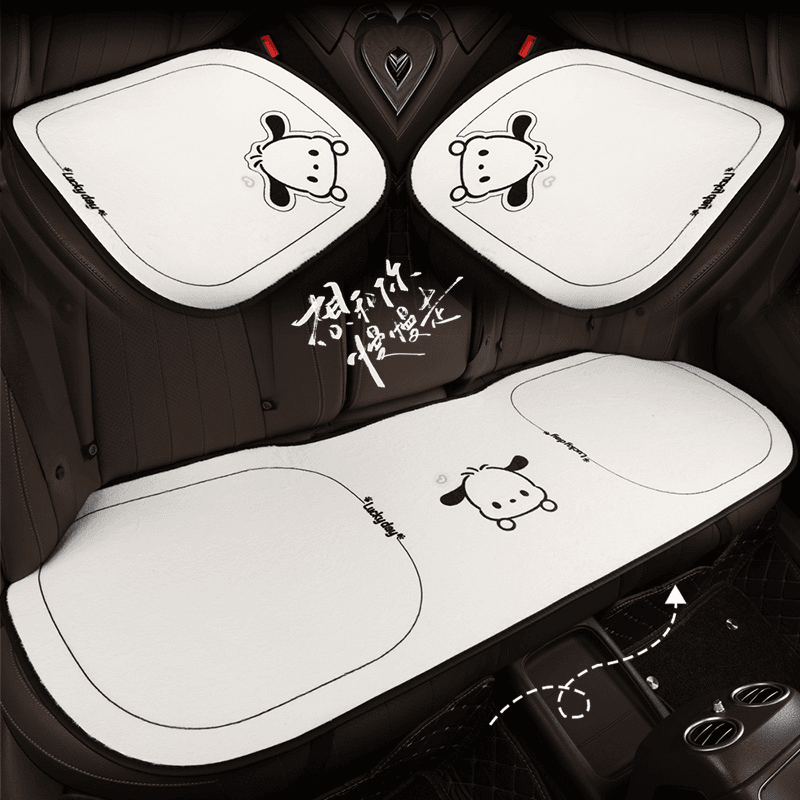 适用于小鹏P7小鹏P5小鹏G3i汽车坐垫冬天专用后排座椅三件套冬天