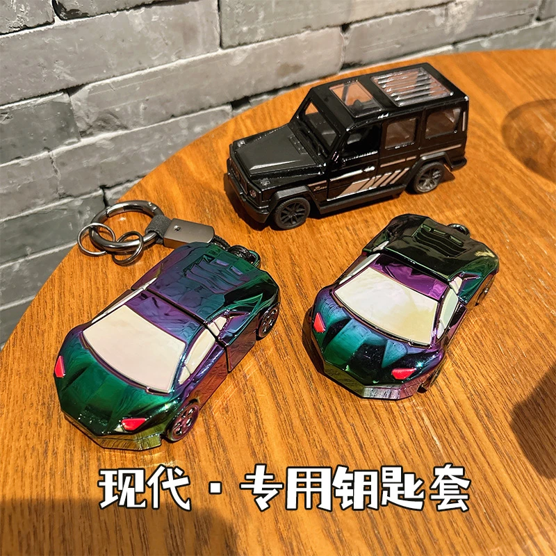 北京现代汽车跑车款钥匙套领动ix35名图伊兰特ix25壳索纳塔扣包壳