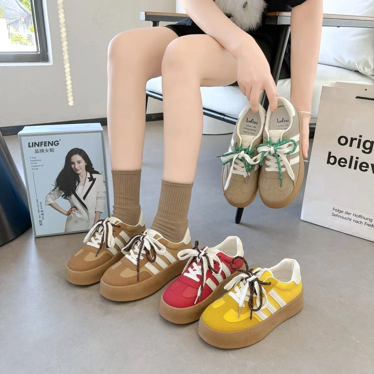 斐又2024休闲百搭时尚板鞋小白鞋韩版得训鞋D3336