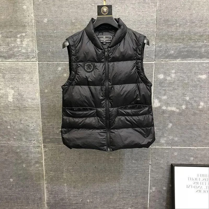 新年精选秋季士秋冬季新款休闲羽绒服马甲修身时尚坎肩羽绒衣背心