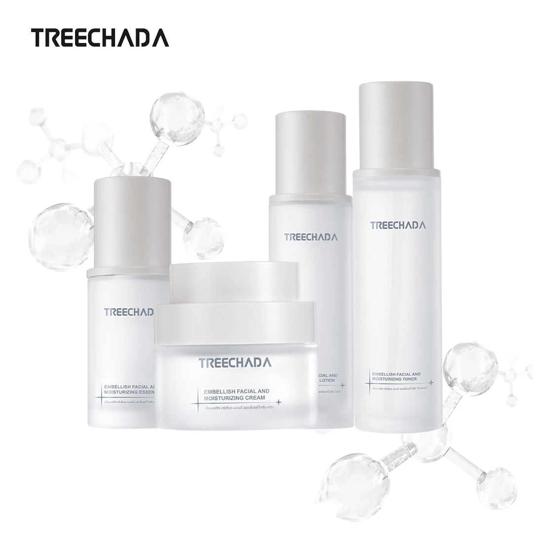 泰国多肽润颜4件套 抗皱紧致K老显年轻护肤提亮 面霜水乳精华套装