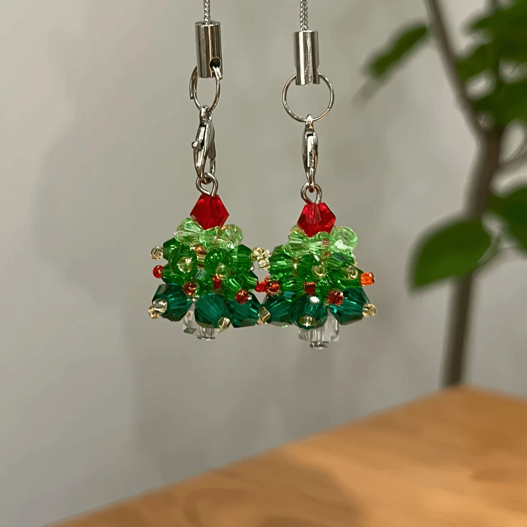 【圣诞尝鲜价】圣诞节氛围感圣诞树星星情侣闺蜜款手工手机挂件