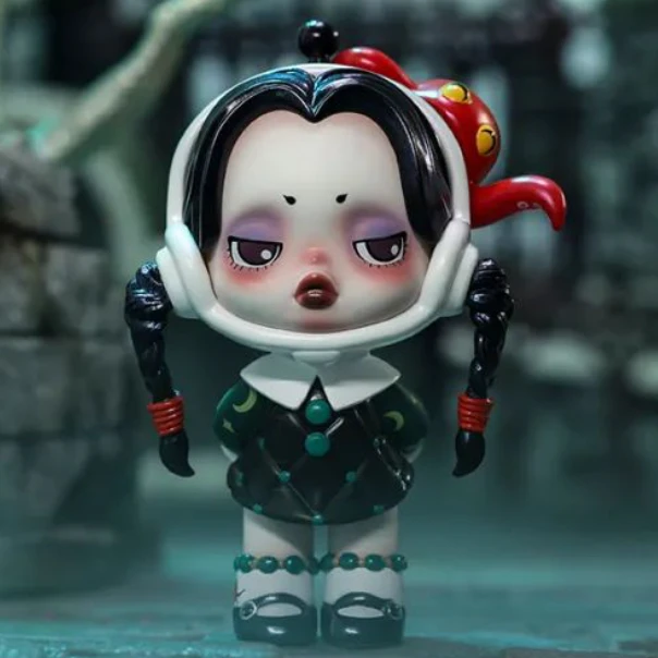 【直播间拆盒】亚当斯一家系列盲盒SP6代整盒SKULLPANDA手办