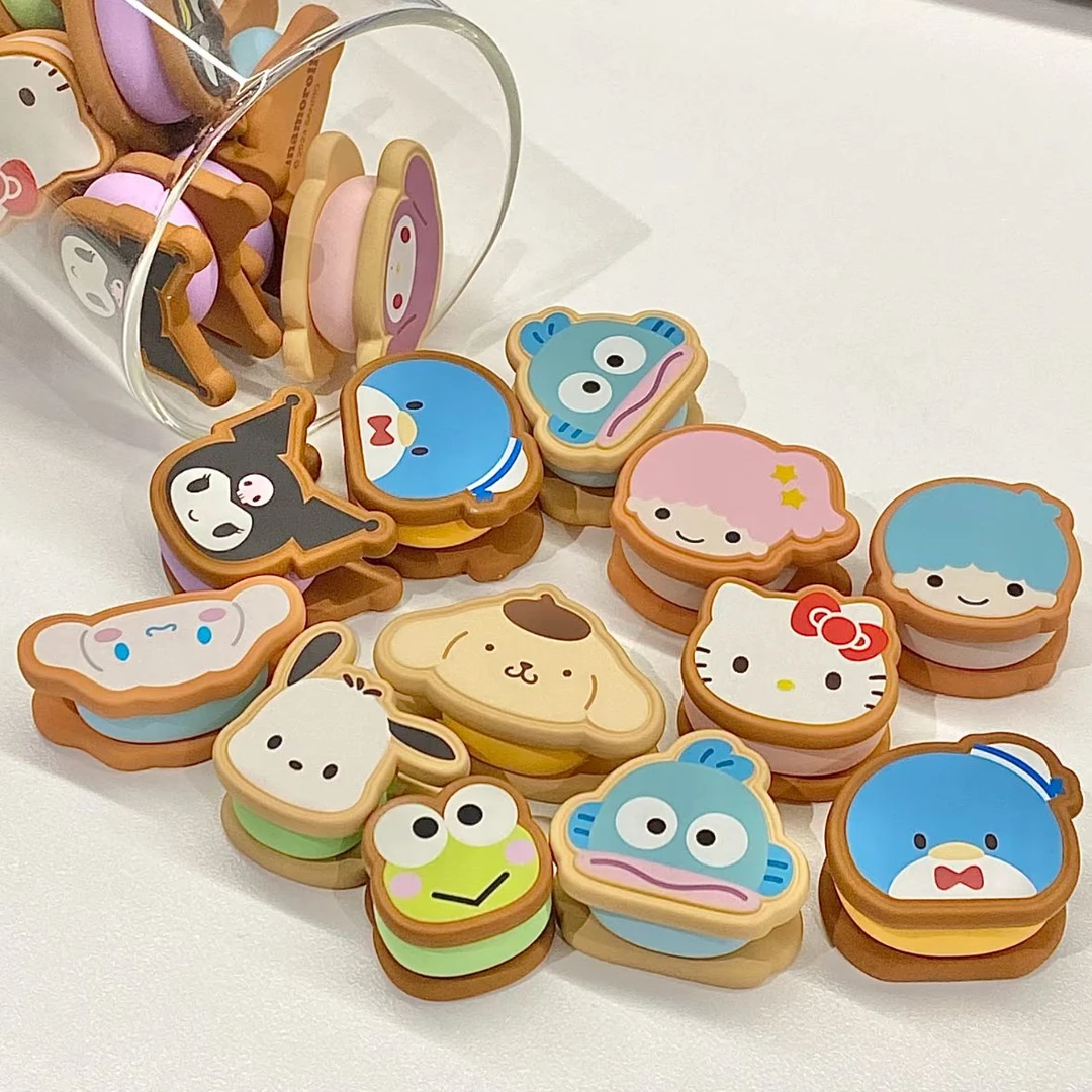 【代拆】三丽鸥家族新品爆款夹心饼干糖果粒潮流盲盒盲袋节日礼物