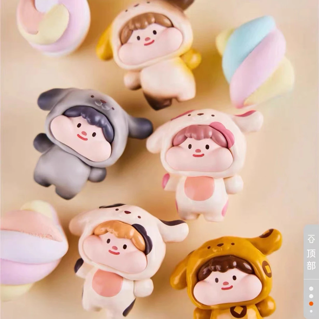 (拆袋)Meatball棉花糖小狗系列正版盲盒潮玩手办公仔娃娃礼物摆件