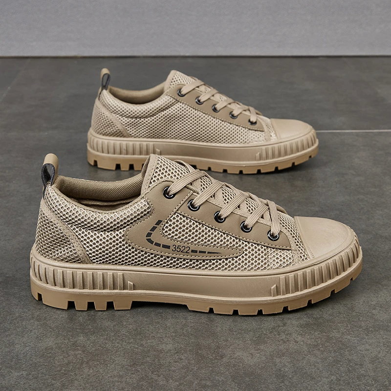 【透气网鞋】3522男士劳保鞋夏季户外潮流休闲防滑耐磨工地干活单鞋