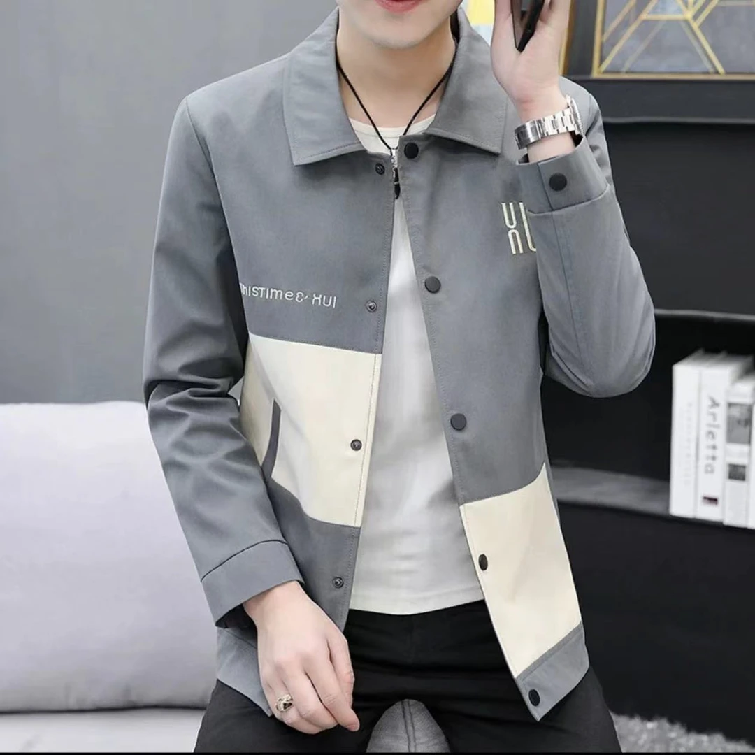 新款夹克男商务休闲外套春秋款外套D003