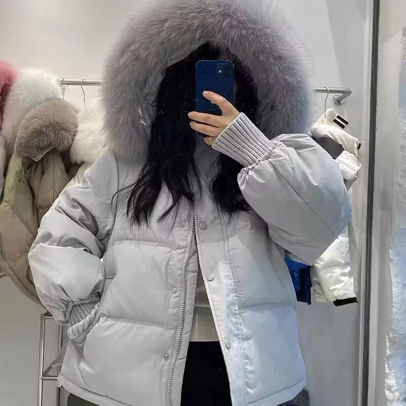 新款棉服女冬短款加厚棉衣宽松面包服学生韩版棉袄ins潮