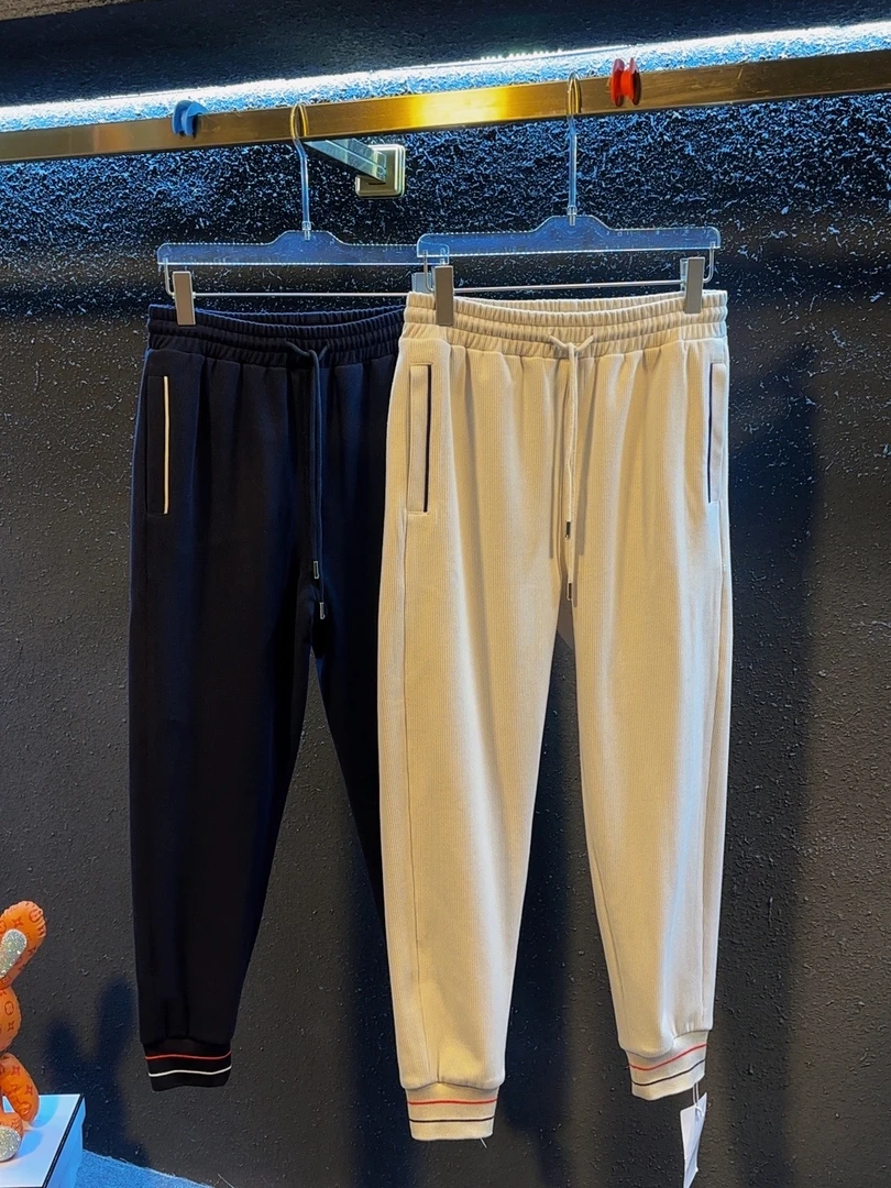 【饭饭-M-裤子CL】高级感纯色设计简约休闲经典秋冬休闲裤