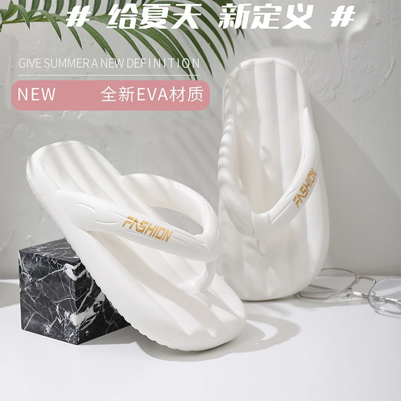 新款人字拖男款2024拖鞋网红人字拖鞋外穿厚底耐磨夹脚沙滩鞋情侣