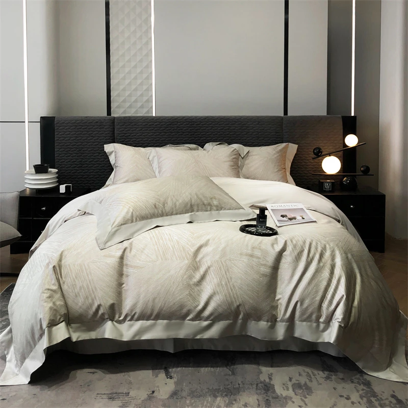 金太阳 尼德鲁60艾棉印花四件套轻奢复古风印花床品四件套