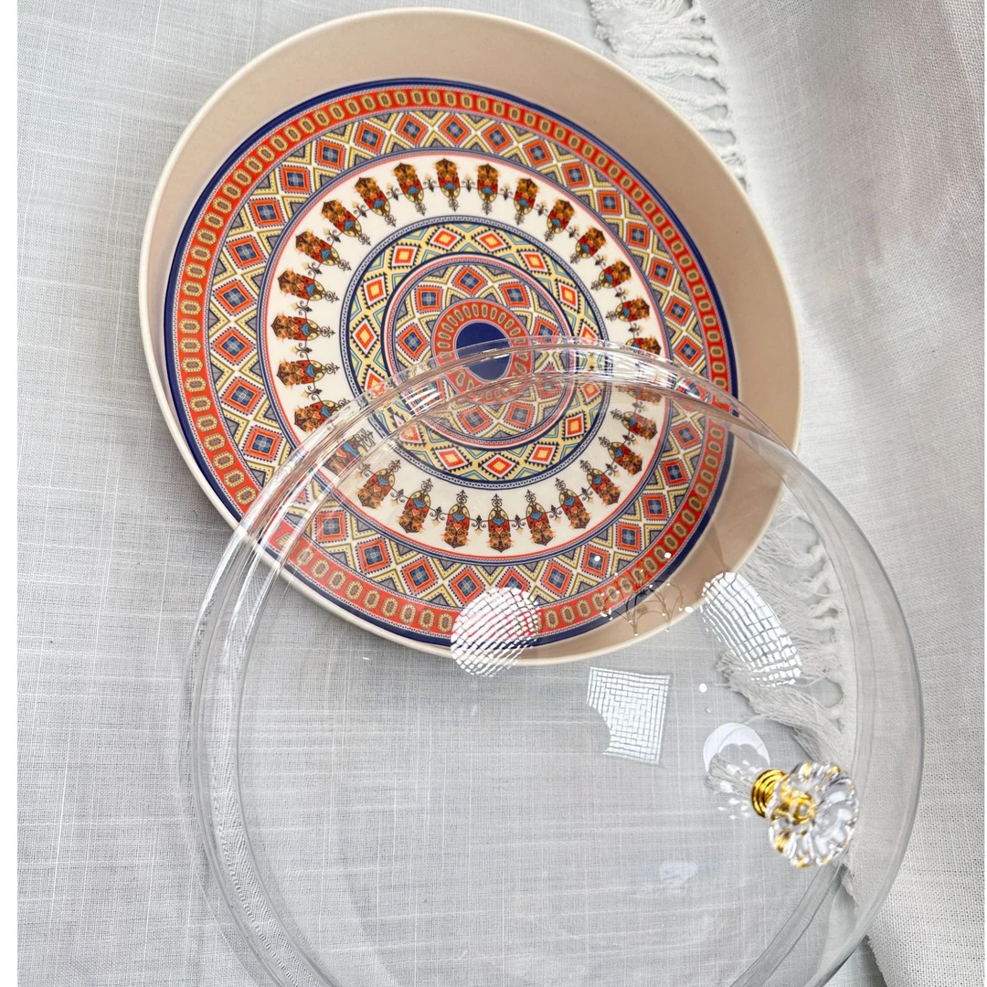 馕盘子。放馕蛋糕水果盘子，特别方便用。