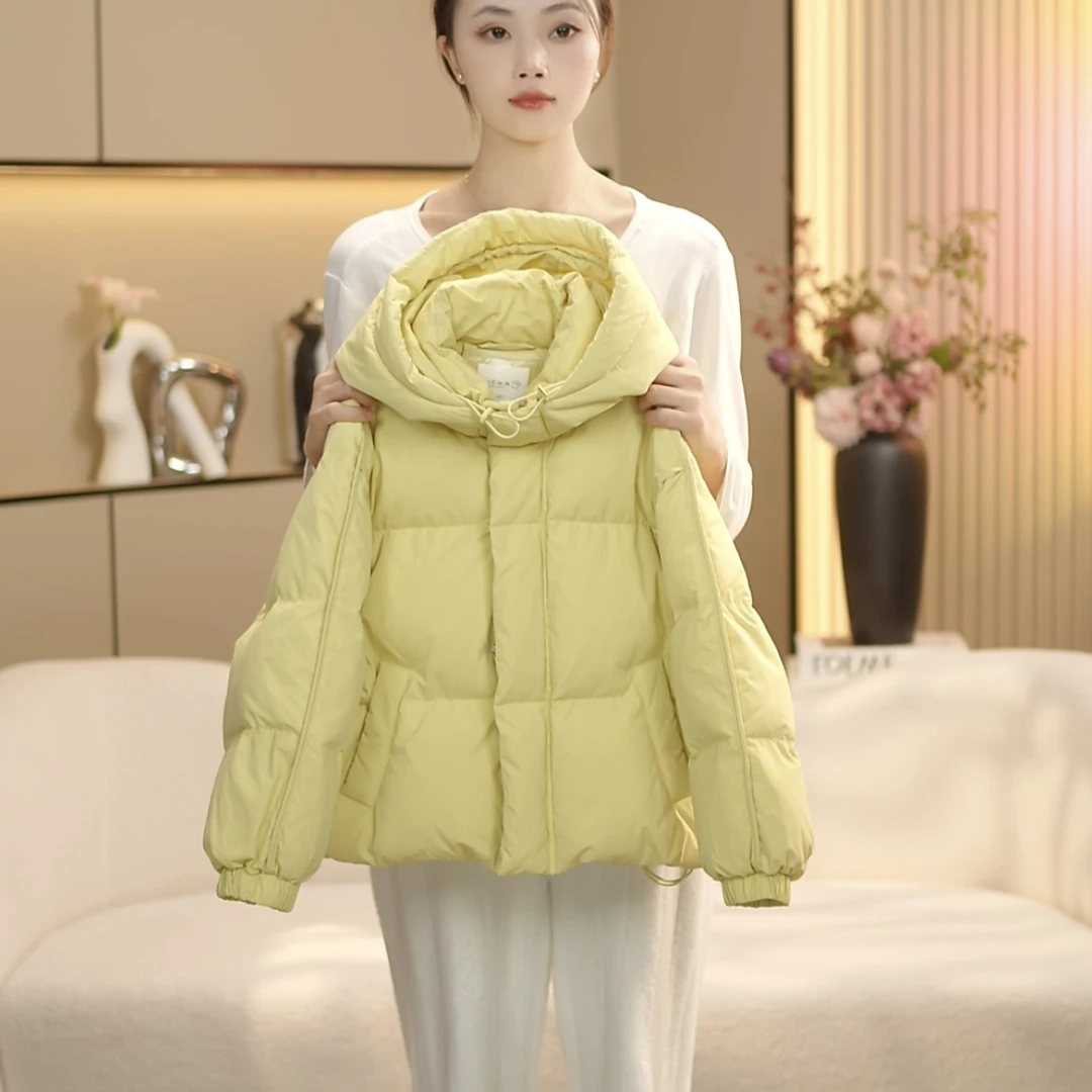 boboe/波波鹅女童新款2024秋冬装韩版百搭加棉加厚棉服外套-Y3928