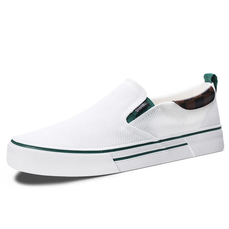 24609 男鞋夏季薄款透气百搭休闲鞋韩版时尚网面潮鞋轻便软底布鞋