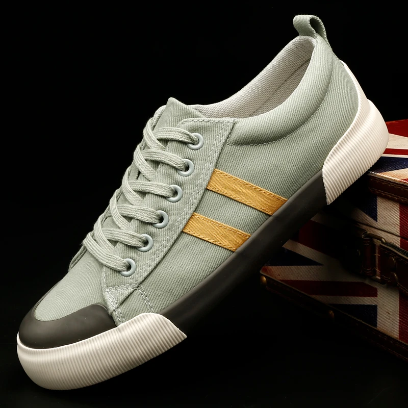24178 男士帆布鞋男鞋春夏男士休闲布鞋透气百搭低帮潮鞋韩版板鞋