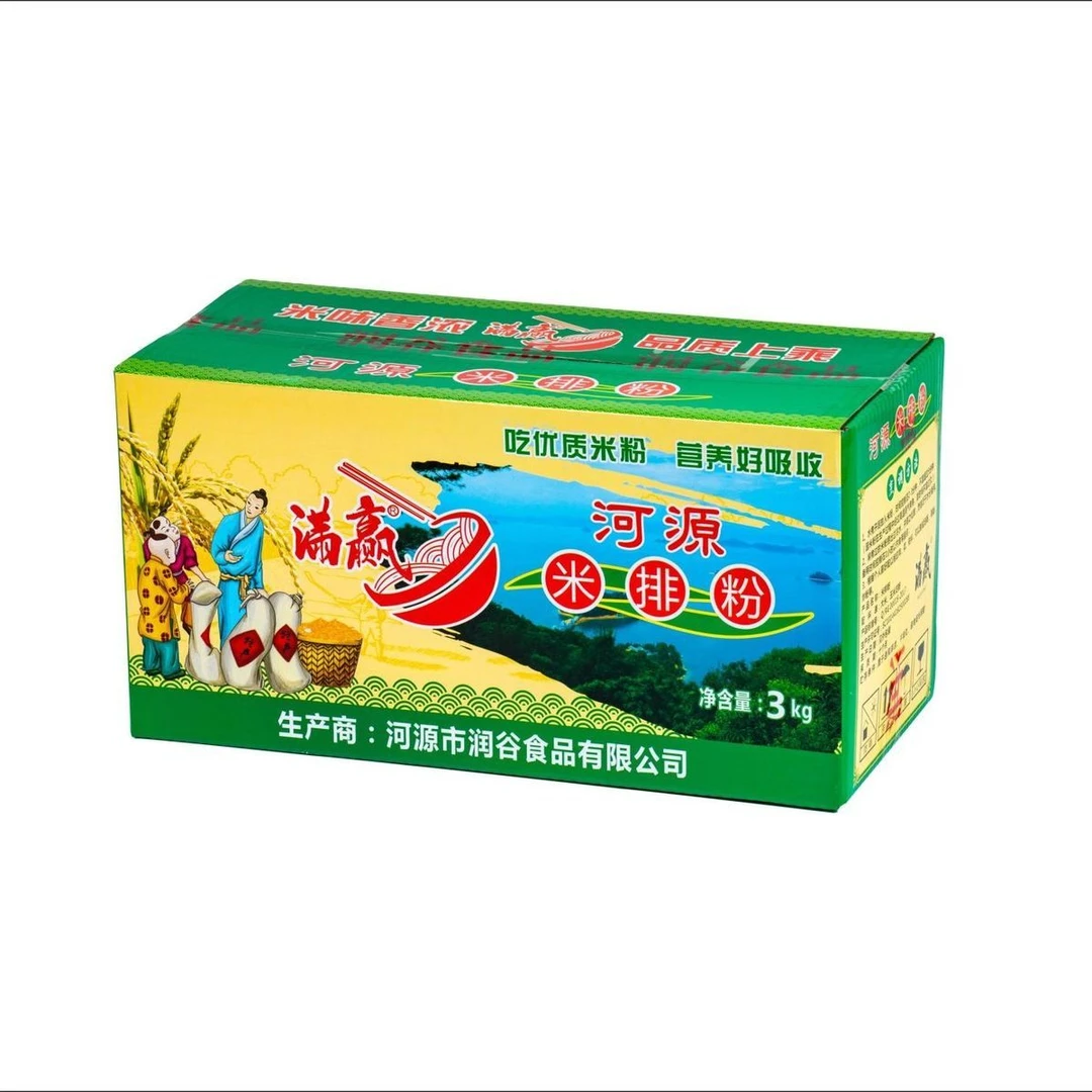 河源特产 满赢河源米粉米丝客家美食早餐宵夜速食原味米粉6斤箱装