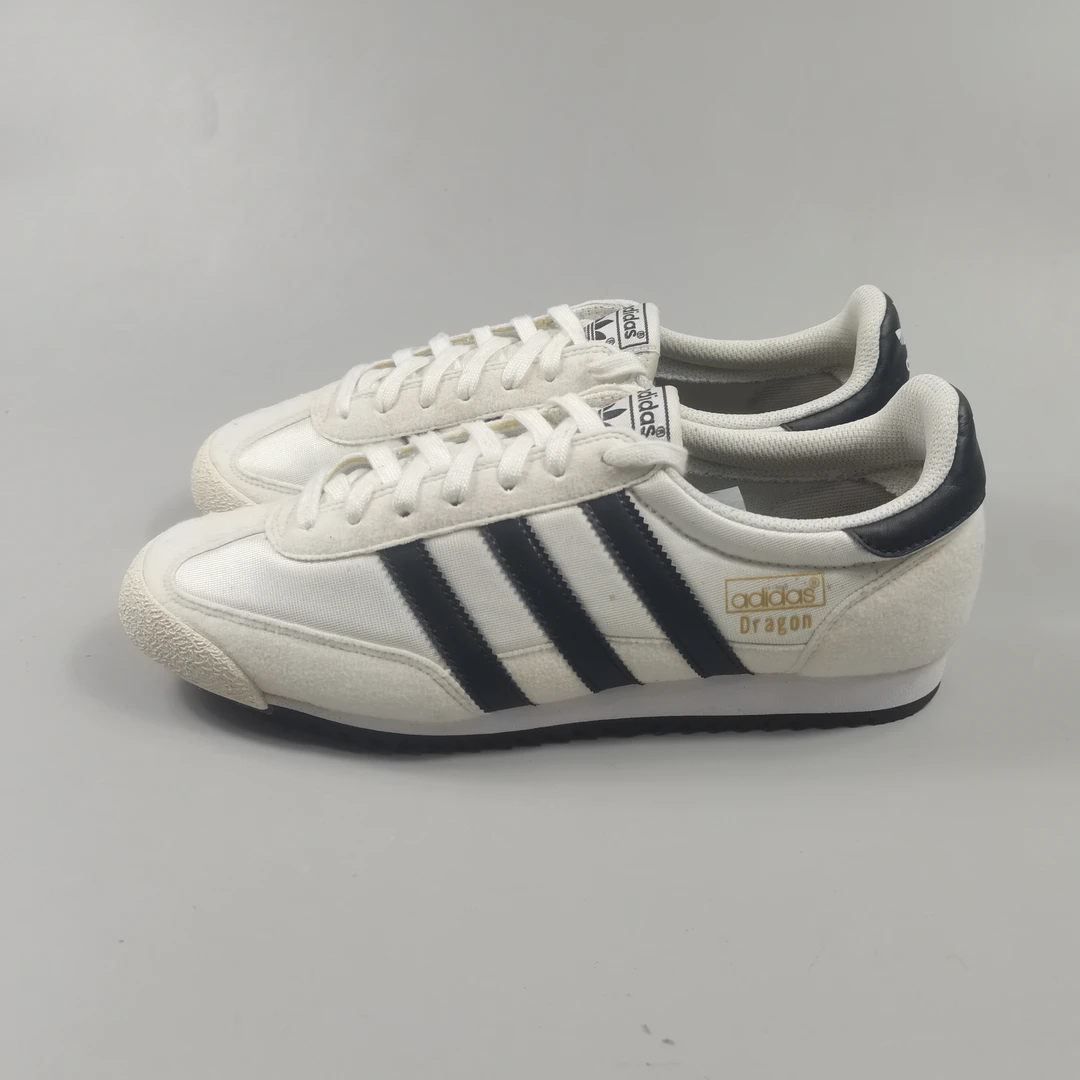 二手正品 42码Adidas阿迪达斯三叶草DRAGON复古休闲板鞋 公价633