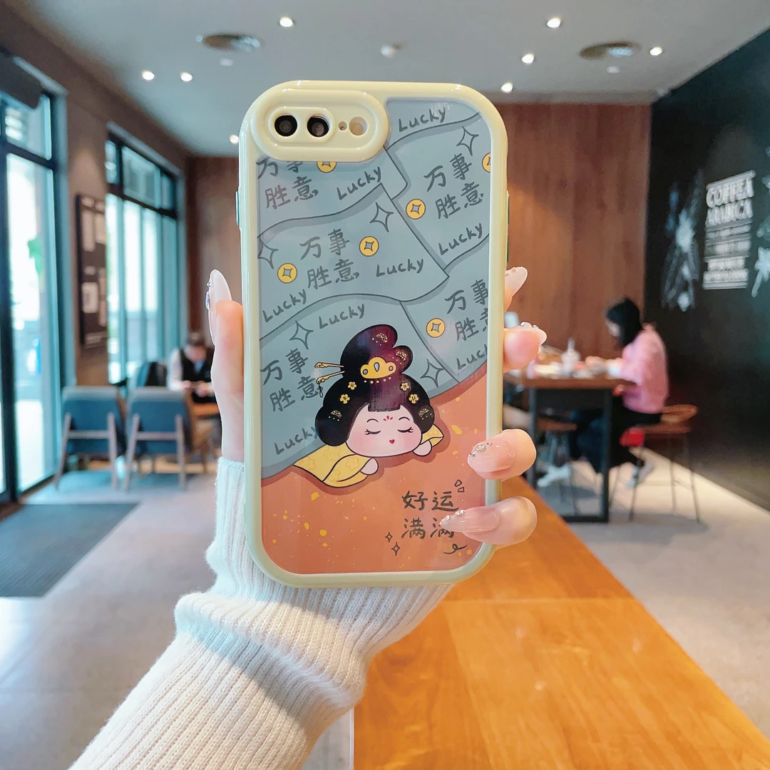 （iphone7plus系列）奶油壳适用iphone7plus/iPhone8plus手机壳防摔