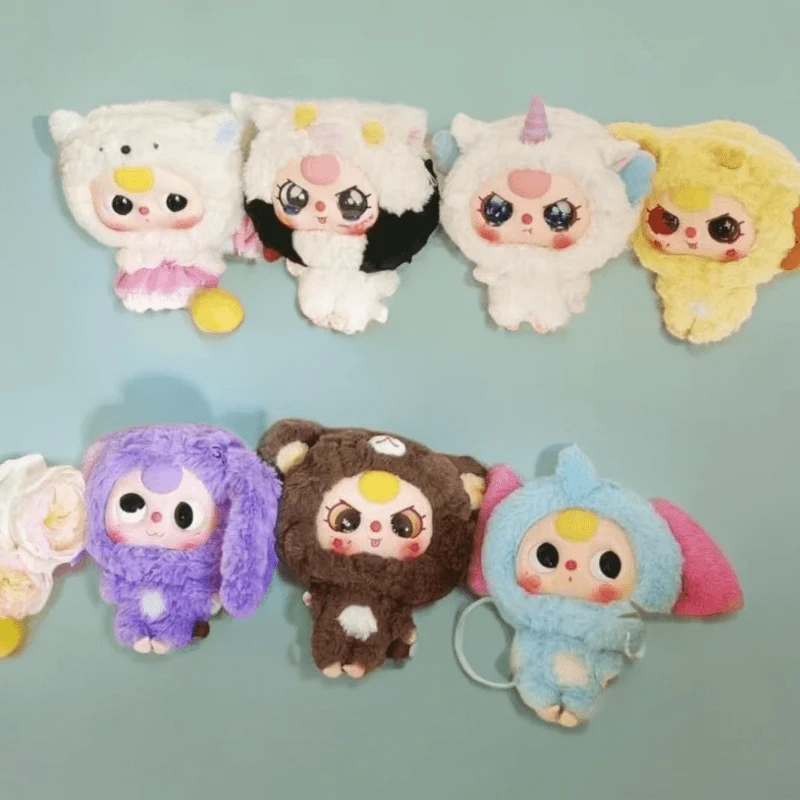 【拆盒】娃三岁大头宝宝毛绒可爱潮玩手办摆件