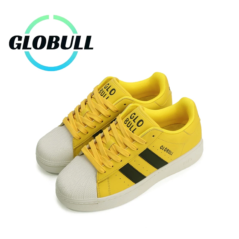 GLOBULL2024年秋季新款贝壳头男女同款百搭平底休闲运动板鞋G809