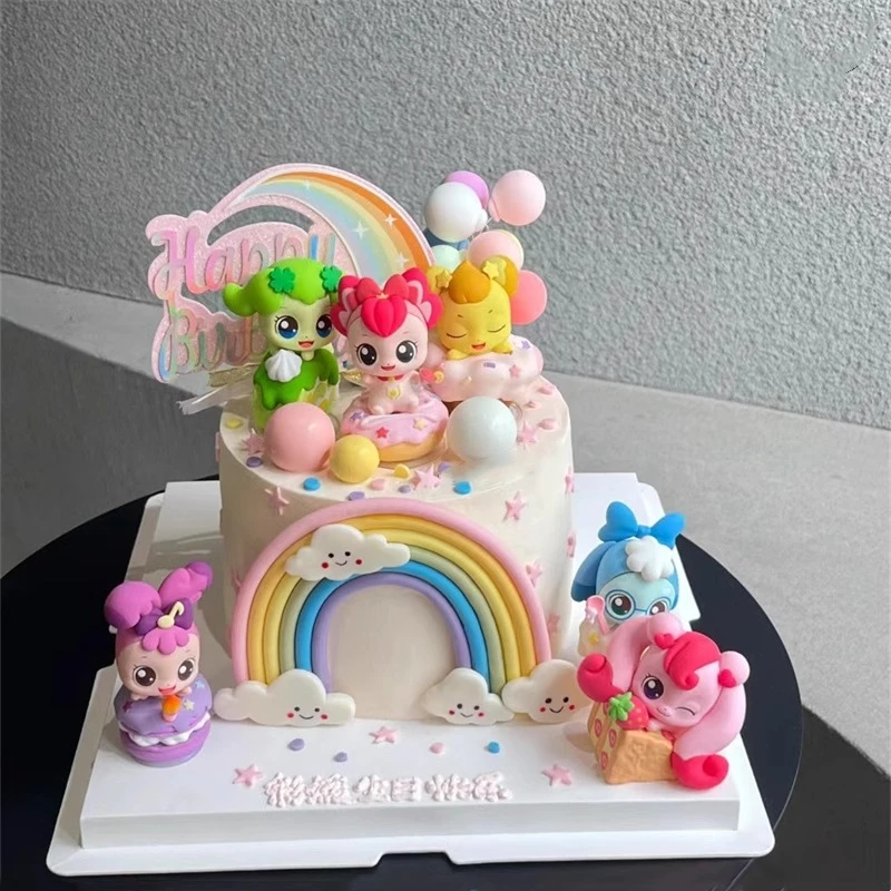 奇妙萌可男女孩儿童卡通可爱款生日蛋糕全国同城配送抖音团购定制