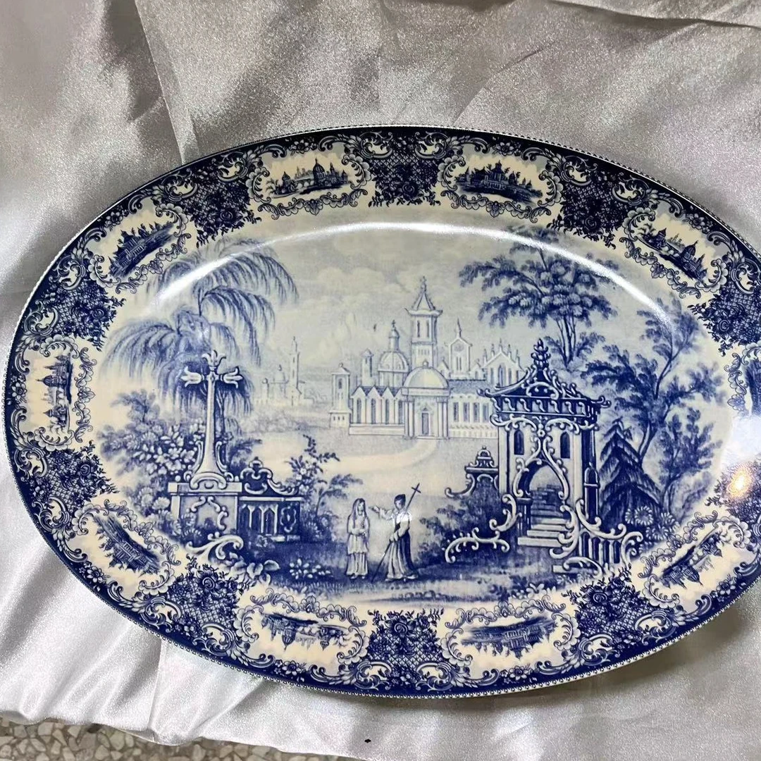 欧洲名画 cz 鱼盘36cm