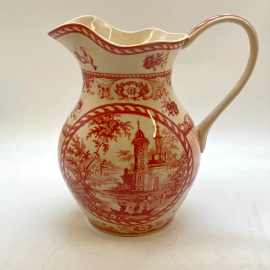 欧洲名画cz奶盅陶瓷奶壶瓷器奶罐家用