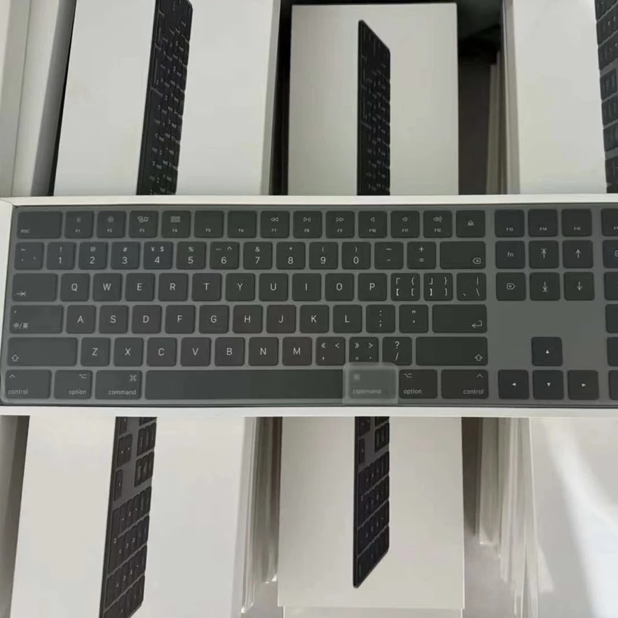 未拆封 Apple/苹果 A1843 二代黑色长键盘全新原封无指纹款