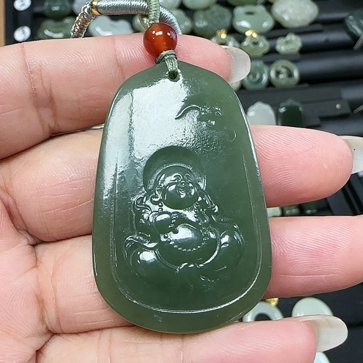 和田玉吊坠(不含链)未镶嵌