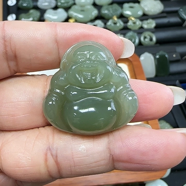 和田玉吊坠(不含链)未镶嵌