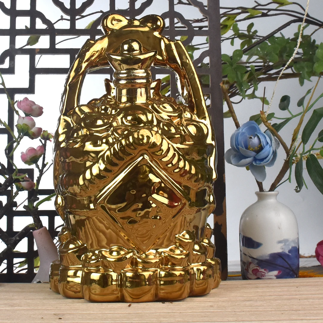 BOTAI/亳台窖藏酒 金元宝坛装 优级浓香型白酒52度2.5L*1