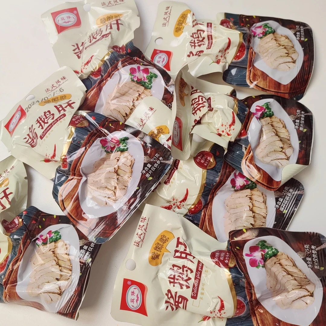 【6袋装】休闲小零食法式卤鹅肝香嫩可口办公室休闲零食法式鹅肝