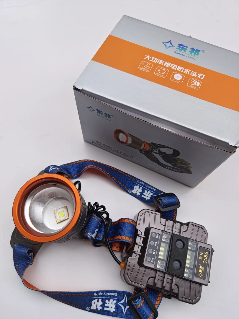 东祁新款大功率激光炮多功能伸缩变焦款头灯高亮版头灯