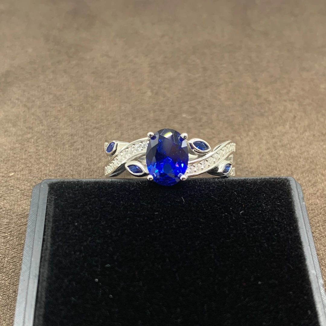 合金合成锆石戒指 时尚心形女戒热门款式轻奢女戒送女友银戒指