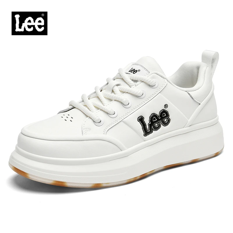 Lee2024秋冬情侣时尚百搭休闲鞋亲肤透气增高潮流厚底低帮品牌鞋