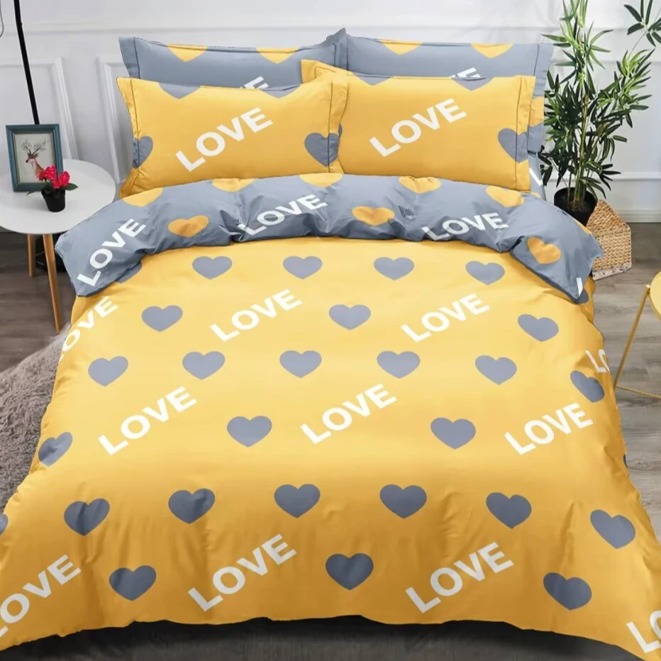 Y[字母心恋]被套1.5*2米四季斜纹暖绒棉加厚磨绒亲肤单人被罩