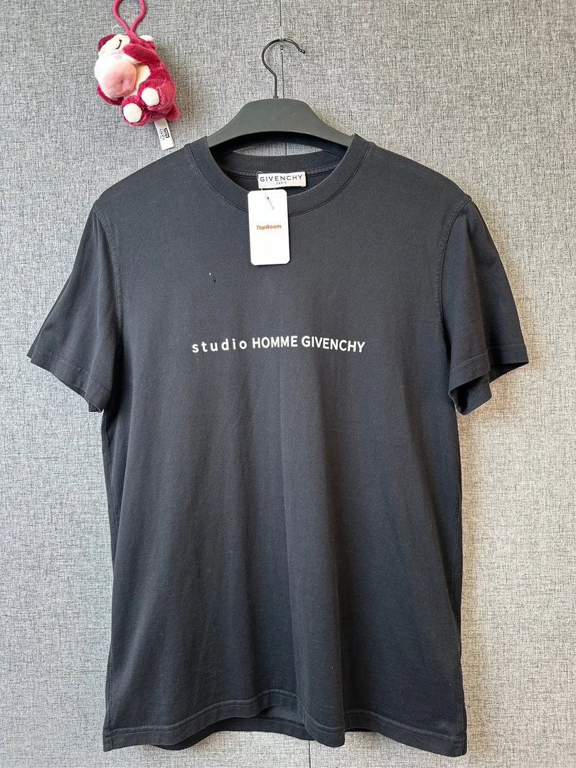 95新 Givenchy/纪梵希 S码/黑色印花T恤/4970/r493
