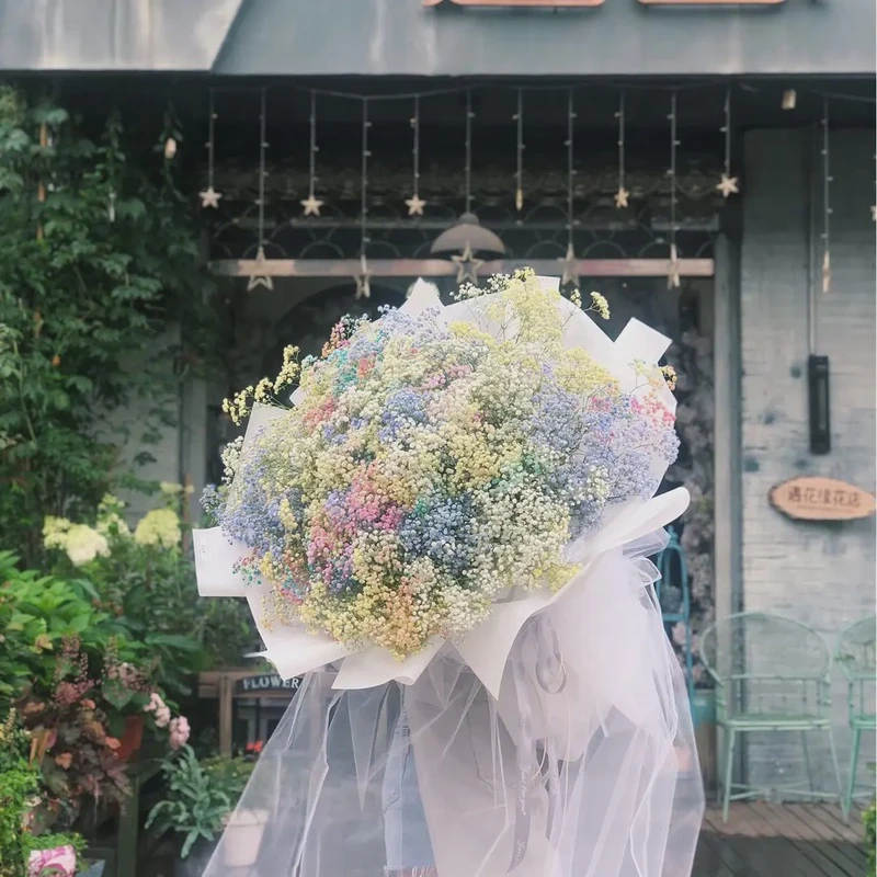 【全国同城配送可预定】满天星永生花送闺蜜男女朋友生日表白同城