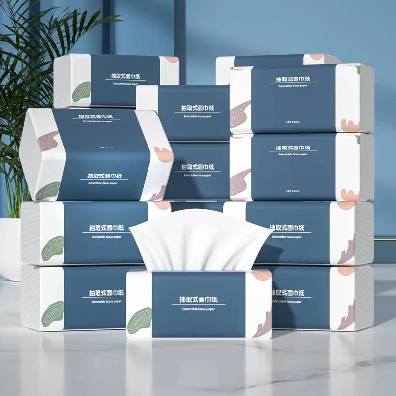 包邮抽纸家用实惠装纸巾整箱原木纸抽卫生纸大量商用餐巾纸批发