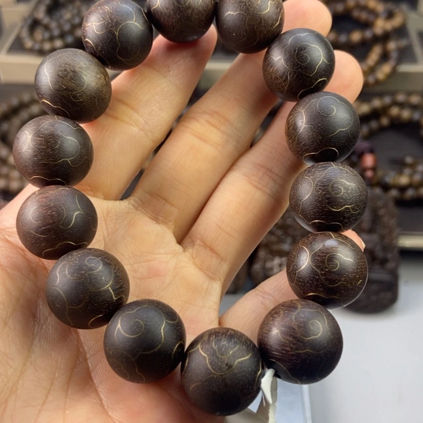 【闪购商品】沉香手串渣**…富森红土沉香