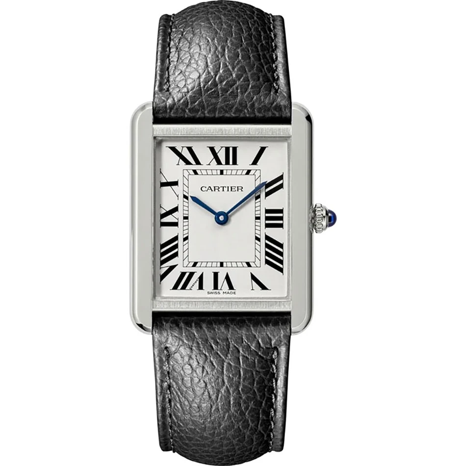 95新 Cartier/卡地亚 W5300003坦克 35x27mm 皮带石英 中性单表
