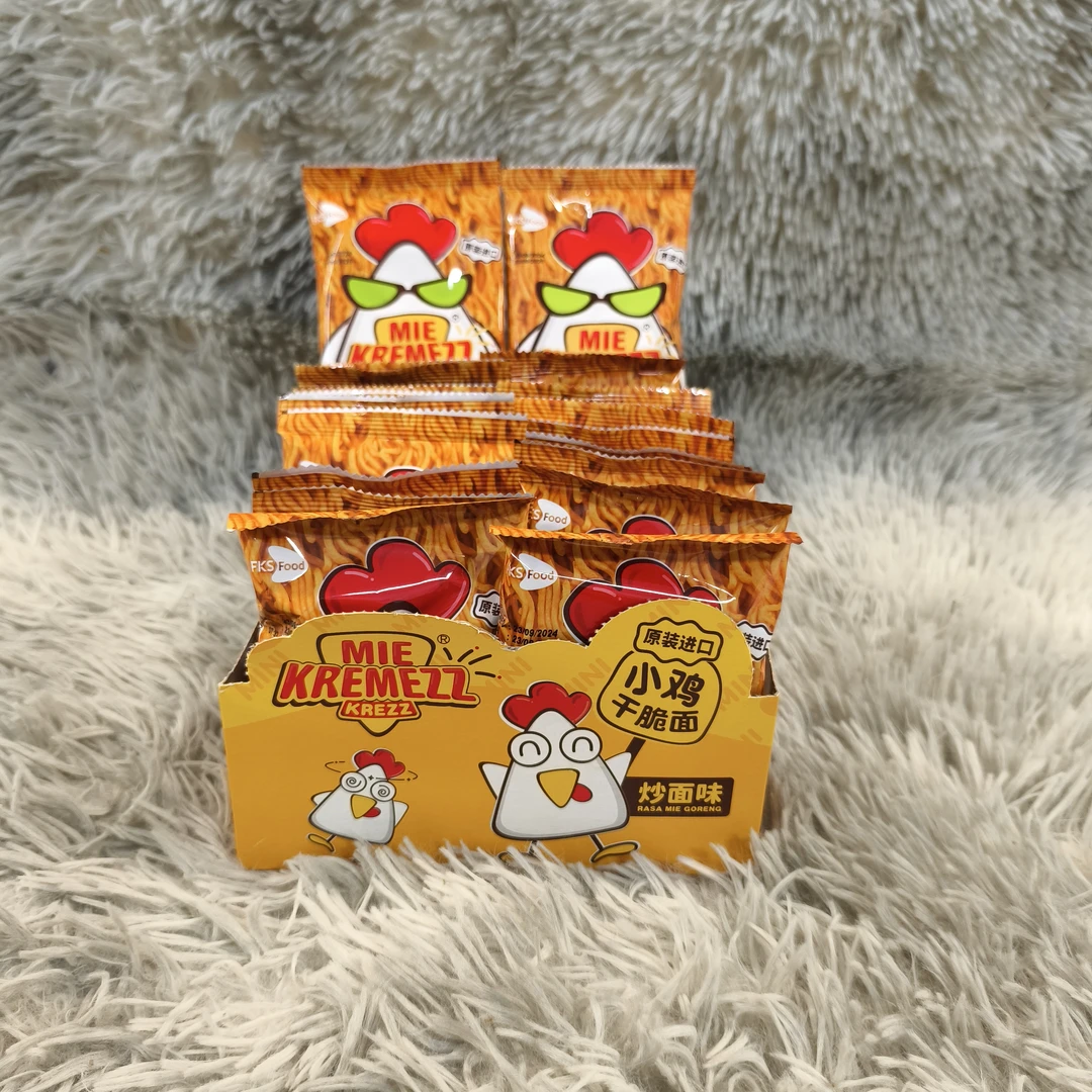 印尼进口MIE KREMEZZ小鸡干脆面炒面风味