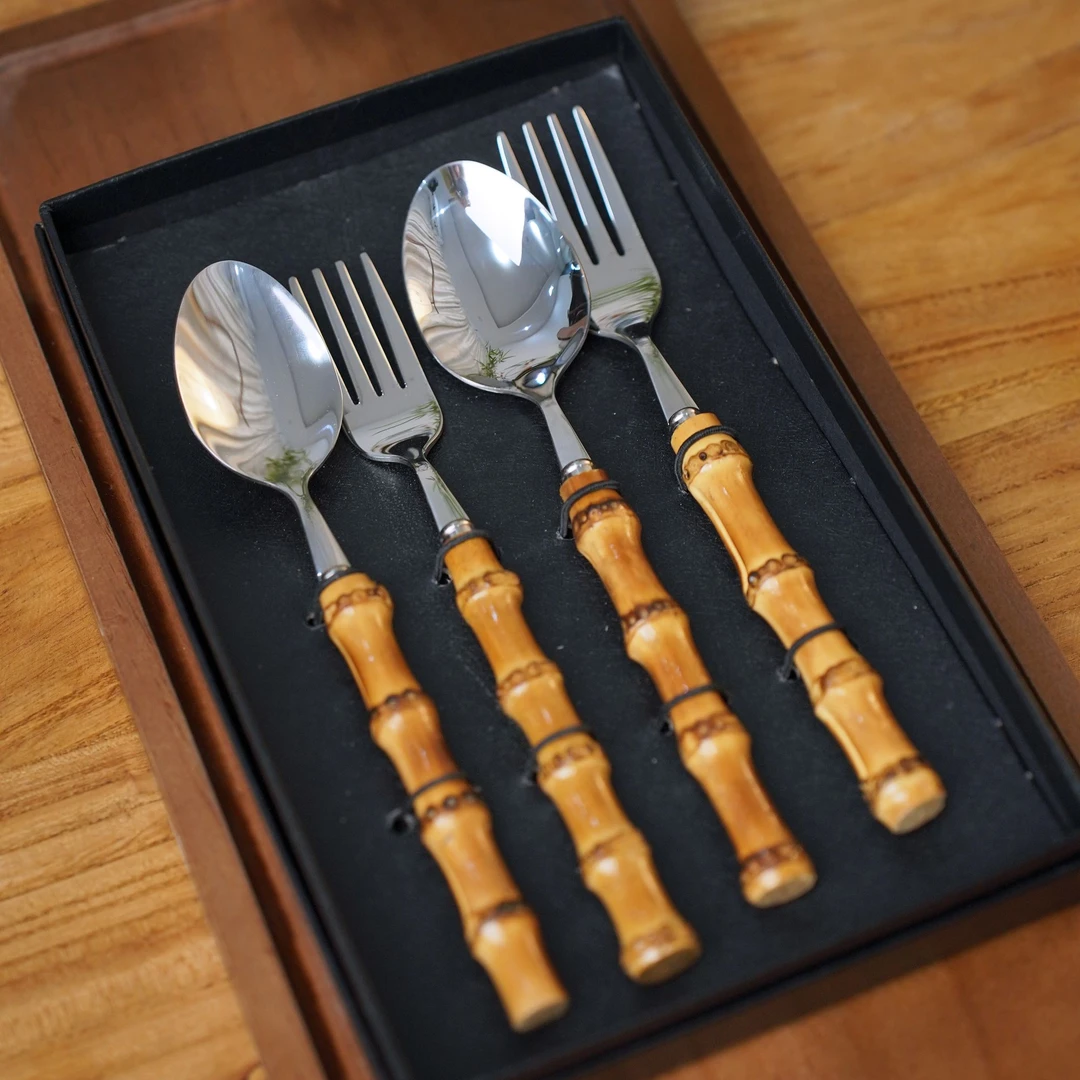 瑞涧西餐餐具刀叉勺家用精致便携创意简约不锈钢西式