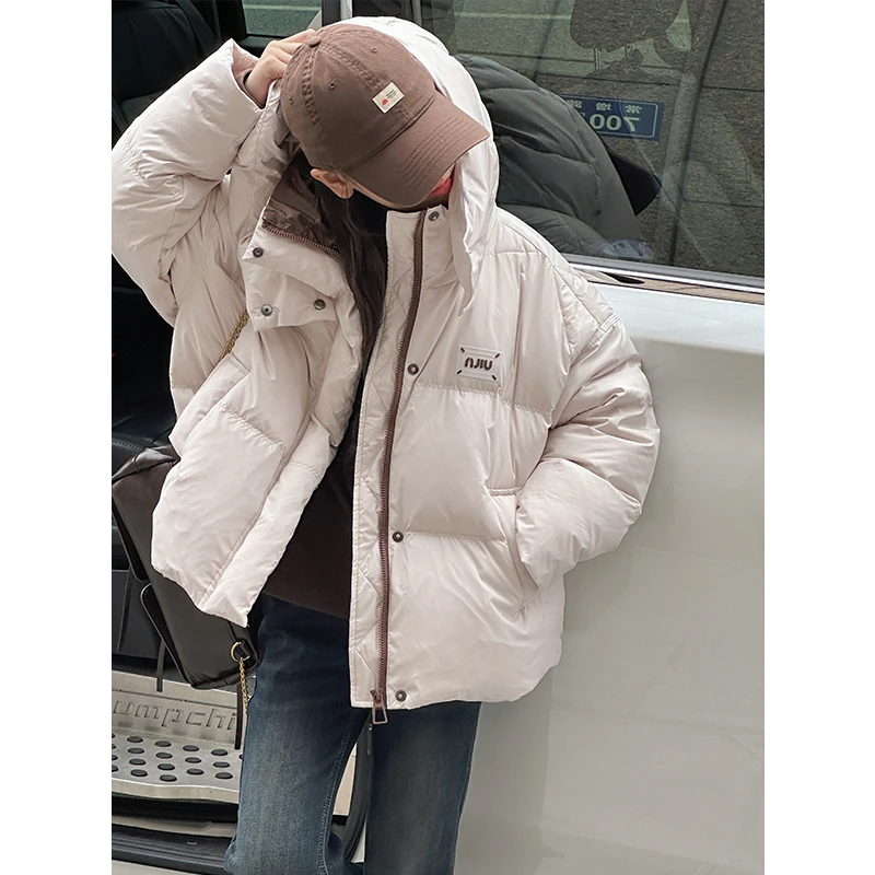 k27829女童羽绒服2025冬装新款儿童连帽外套休闲女孩加厚上衣保暖