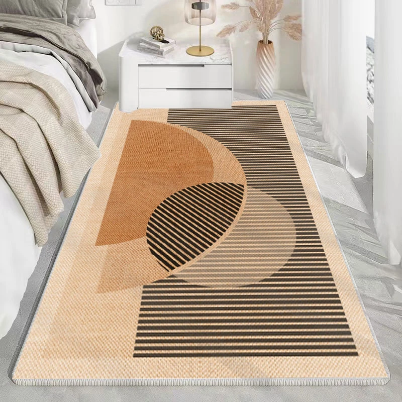 【胶条防滑底】轻奢卧室床边地毯家用飘窗阳台瑜伽垫子房间床前地垫