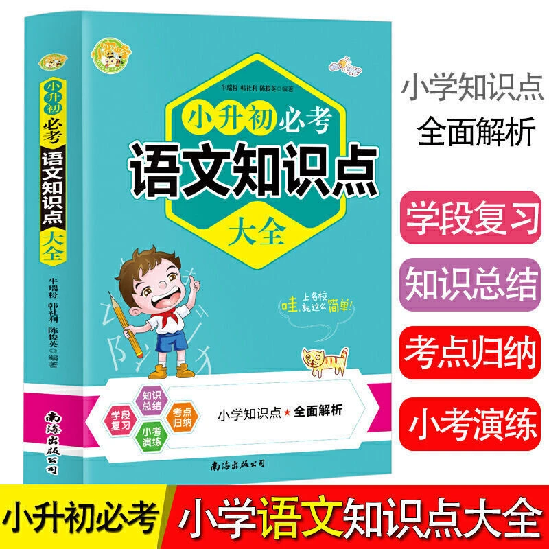 小升初必考语文知识点大全六年级下册必刷题小学教辅材料阅读书籍