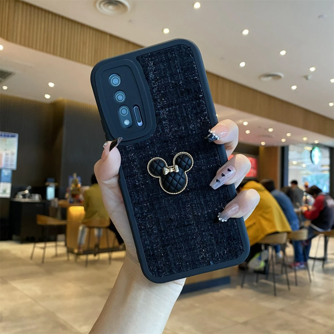 适用于华为nova6(5G)-小胖妞针织【黑色】MN-全包防摔硅胶软壳