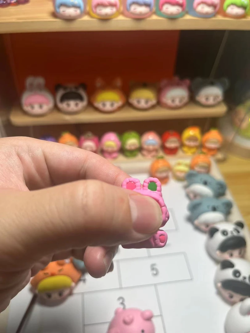 手感漆小李四成套发可爱萌粒手工DIY精品手办 摆件父亲节儿童节